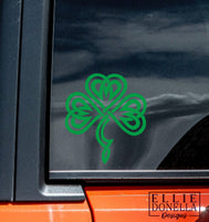Celtic Knot Shamrock Decal