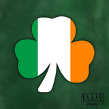 Irish flag shamrock Decal