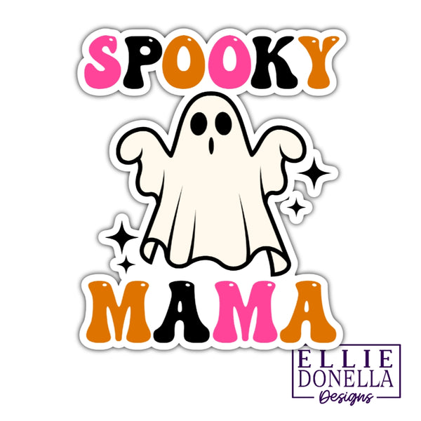 "Spooky Mama" 3 inch Waterproof Sticker