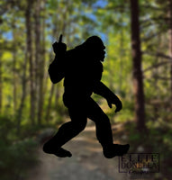 Middle Finger Bigfoot 5" DECAL