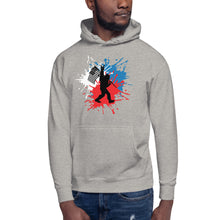 Load image into Gallery viewer, Bigfoot - Red White and Blue American Flag Hoodie - Unisex
