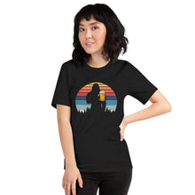 Load image into Gallery viewer, Bigfoot and Beer Retro Style T-shirt - Unisex