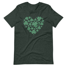 Load image into Gallery viewer, Shamrock Heart Soft T-shirt - unisex