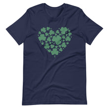 Load image into Gallery viewer, Shamrock Heart Soft T-shirt - unisex