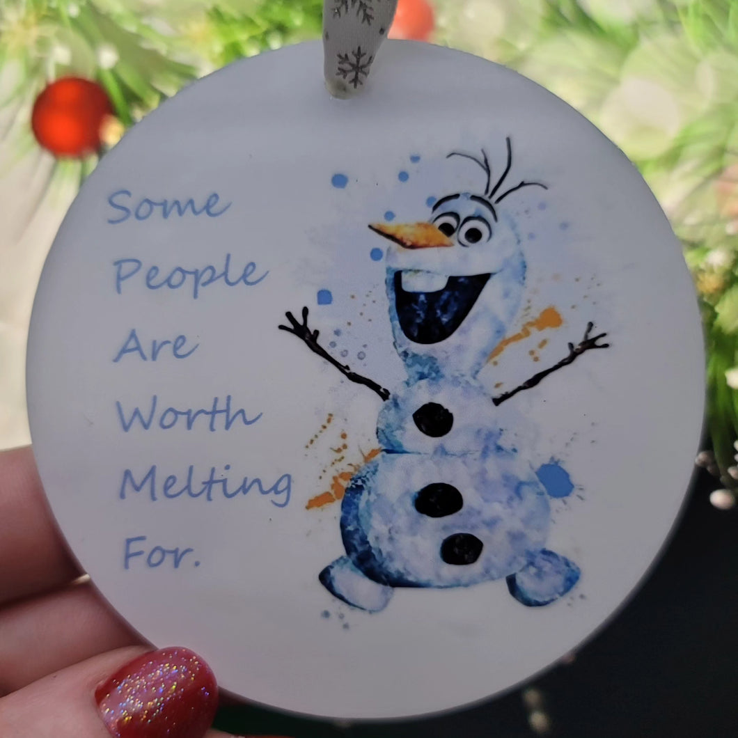 Olaf Frozen inspired Ornament