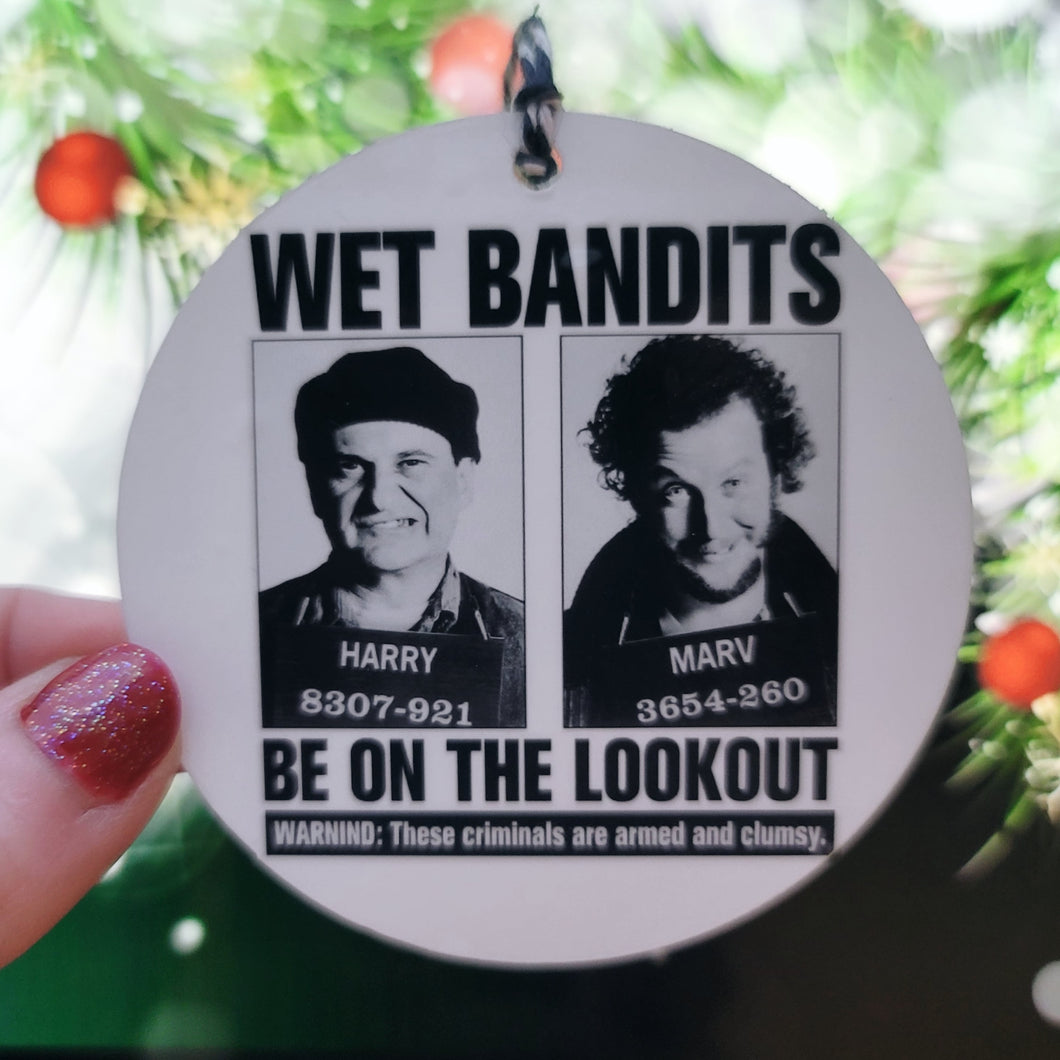 The Wet Bandits - Home Alone Inspired Ornament