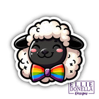 Happy Little Black Sheep Sticker