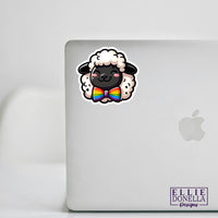 Happy Little Black Sheep Sticker