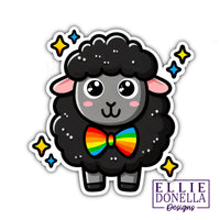 Happy to be the Black Sheep Sticker