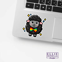 Happy to be the Black Sheep Sticker