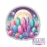 Moon Crystal Sticker