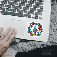 Lily Peace sign Sticker