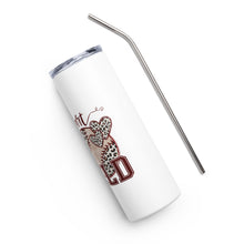 Load image into Gallery viewer, "My Heart is on that Field"  Baseball/Softball Mom Stainless Steel Tumbler
