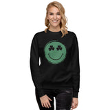 Shamrock Smiles Premium Crew Neck Sweatshirt - unisex