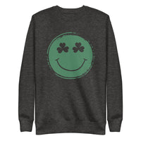 Shamrock Smiles Premium Crew Neck Sweatshirt - unisex