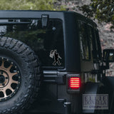 Bigfoot Rock on America ⚡Weatherproof⚡ Sticker