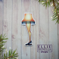 3" Leg Lamp - A Christmas Story waterproof sticker