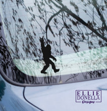 Load image into Gallery viewer, Bigfoot Sasquatch Rock On 5" Decal
