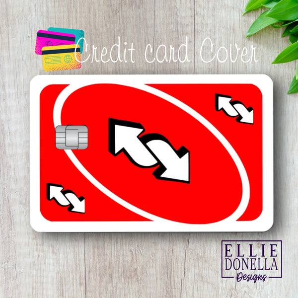 UNO Reverse Green | Credit Card Cover | Credit Card Skin | Credit Card  Sticker