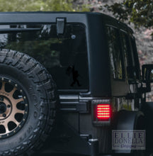 Load image into Gallery viewer, Bigfoot / Sasquatch American Flag DECAL
