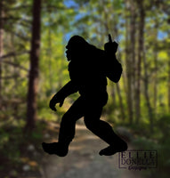 Middle Finger Bigfoot 5" DECAL