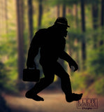 Off to Work - Blue Collar Bigfoot 5" DECAL