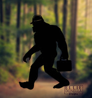 Off to Work - Blue Collar Bigfoot 5" DECAL