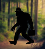 Off to Work - Blue Collar Bigfoot 5" DECAL