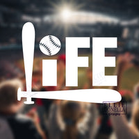 Baseball Life 6" DECAL