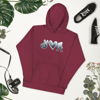 Peace Love Bigfoot Hoodie - Unisex