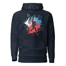 Load image into Gallery viewer, Bigfoot - Red White and Blue American Flag Hoodie - Unisex
