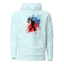 Load image into Gallery viewer, Bigfoot - Red White and Blue American Flag Hoodie - Unisex
