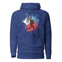Load image into Gallery viewer, Bigfoot - Red White and Blue American Flag Hoodie - Unisex
