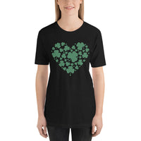 Shamrock Heart Soft T-shirt - unisex