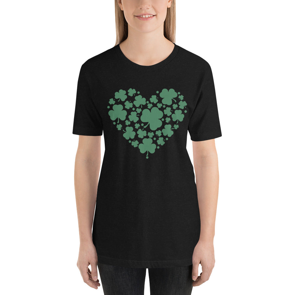 Shamrock Heart Soft T-shirt - unisex