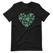 Load image into Gallery viewer, Shamrock Heart Soft T-shirt - unisex
