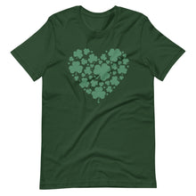 Load image into Gallery viewer, Shamrock Heart Soft T-shirt - unisex
