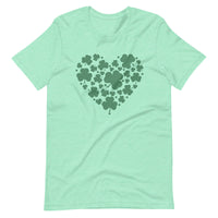 Shamrock Heart Soft T-shirt - unisex