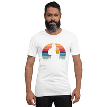 Load image into Gallery viewer, Bigfoot and Beer Retro Style T-shirt - Unisex
